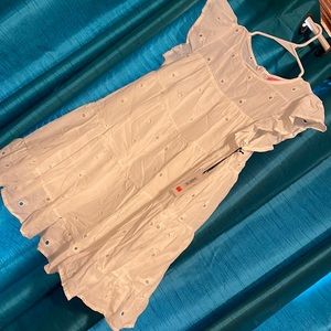 Simply Southern white eyelet dress